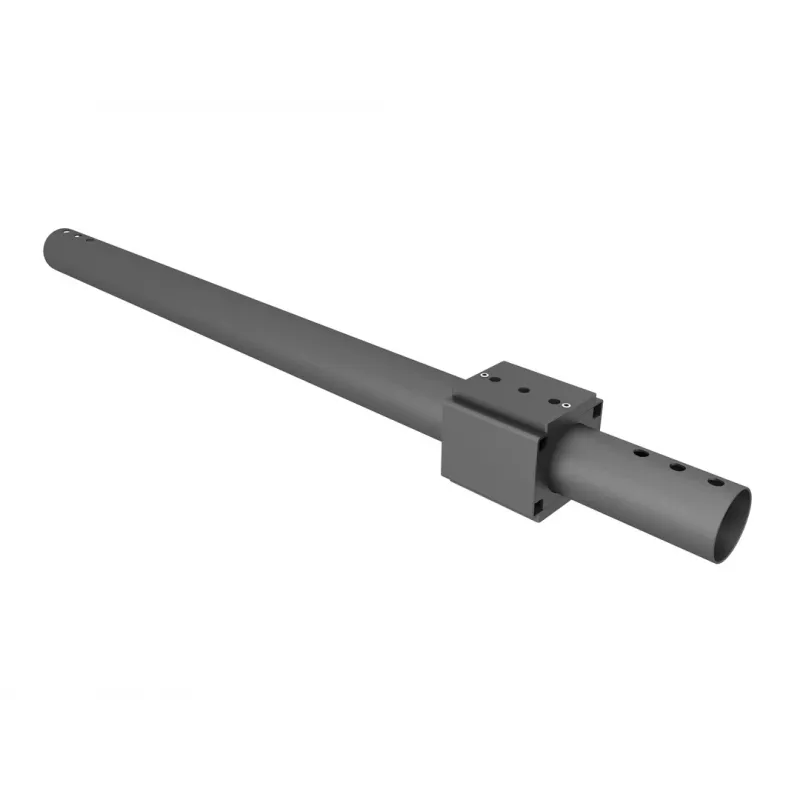 Mastbohrvorrichtung MULTIBRACKETS M Pro Series — Stahlgehäuse, Schwarz, 76,5×78,2 mm, 1,5 kg