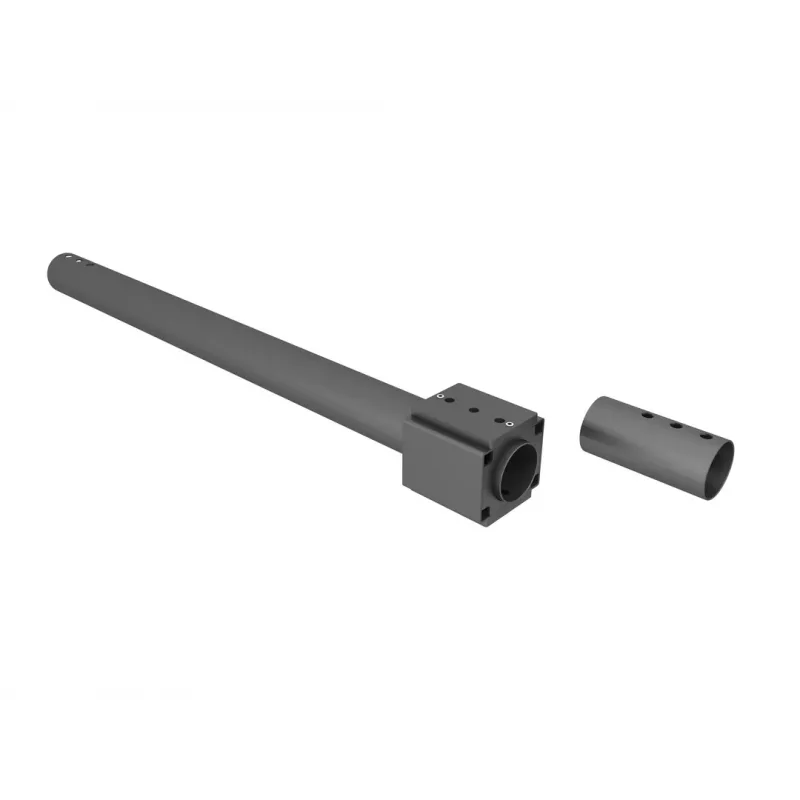 Mastbohrvorrichtung MULTIBRACKETS M Pro Series — Stahlgehäuse, Schwarz, 76,5×78,2 mm, 1,5 kg