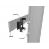 Geräteplatte Multibrackets M Pro Series Verbindungsplatte Schwarz Stahl 2,1 kg