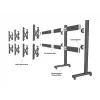 Geräteplatte Multibrackets M Pro Series Verbindungsplatte Schwarz Stahl 2,1 kg