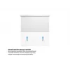 Multibrackets M 1:1 manuelle Projektionsleinwand 240x240, 135 Zoll White Edition