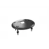 Durchführungsbasis MULTIBRACKETS M Deskmount HD — Aluminiumgehäuse, schwarz, Ø 21 cm, H 40 mm, 500 g