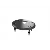 Durchführungsbasis MULTIBRACKETS M Deskmount HD — Aluminiumgehäuse, schwarz, Ø 21 cm, H 40 mm, 500 g