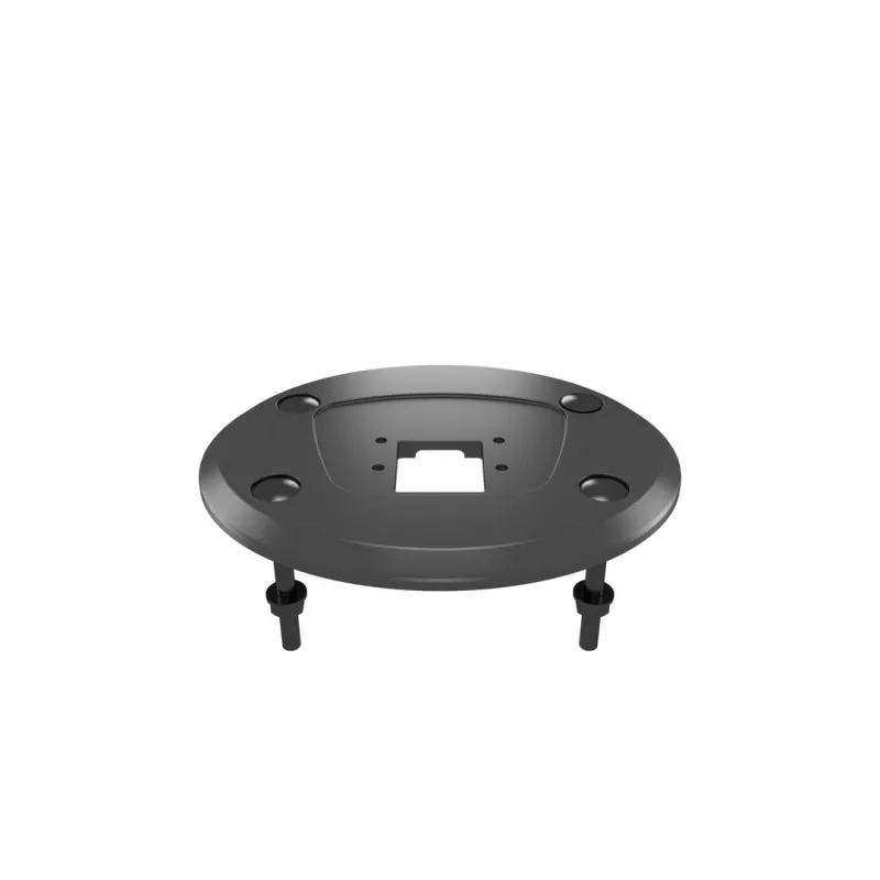 Durchführungsbasis MULTIBRACKETS M Deskmount HD — Aluminiumgehäuse, schwarz, Ø 21 cm, H 40 mm, 500 g