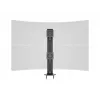 Durchführungsbasis MULTIBRACKETS M Deskmount HD — Aluminiumgehäuse, schwarz, Ø 21 cm, H 40 mm, 500 g