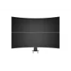 Durchführungsbasis MULTIBRACKETS M Deskmount HD — Aluminiumgehäuse, schwarz, Ø 21 cm, H 40 mm, 500 g