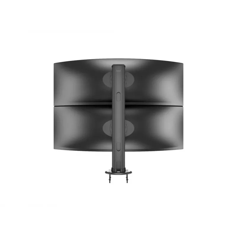 Durchführungsbasis MULTIBRACKETS M Deskmount HD — Aluminiumgehäuse, schwarz, Ø 21 cm, H 40 mm, 500 g