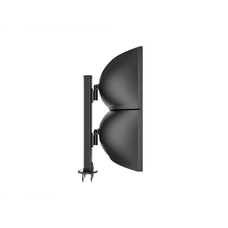 Durchführungsbasis MULTIBRACKETS M Deskmount HD — Aluminiumgehäuse, schwarz, Ø 21 cm, H 40 mm, 500 g