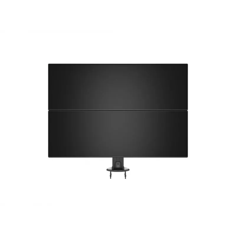 Durchführungsbasis MULTIBRACKETS M Deskmount HD — Aluminiumgehäuse, schwarz, Ø 21 cm, H 40 mm, 500 g