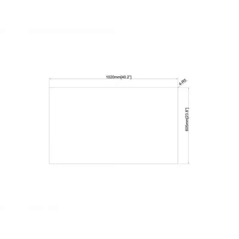 Bildschirmschutz Multibrackets M Safety Sheet Polycarbonate 43 Transparent