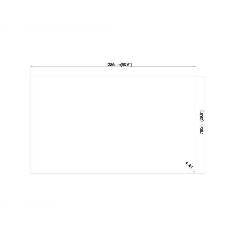 Multibrackets M Pro Series - Sicherheitsfolie Polycarbonat 55 Zoll