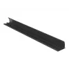 Multibrackets M Kabelabdeckung Boden Schwarz – 139 mm B – 1100 mm L