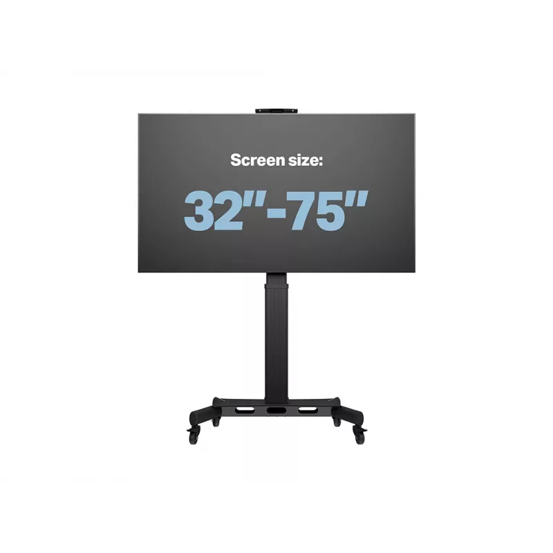 Multibrackets M motorisierter Public Floorstand Einzelsäule 170 HD 60 kg Kapazität 32-75 Zoll