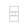 Multibrackets M Pro Series Gehäuse 43 Zoll Wand schlank Small Weiß Stahl Landschaft/Hochformat