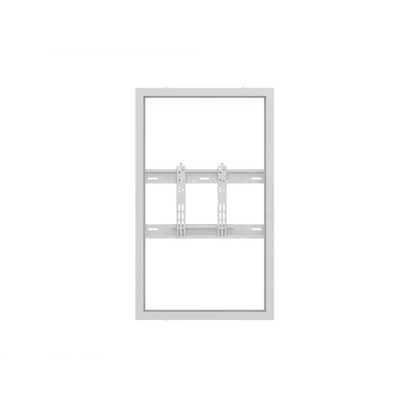 Multibrackets M Pro Series Gehäuse 43 Zoll Wand schlank Small Weiß Stahl Landschaft/Hochformat