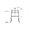 Multibrackets M Collaboration Bodenständer 55 inch–86 inch Maximale Tragfähigkeit 90 kg