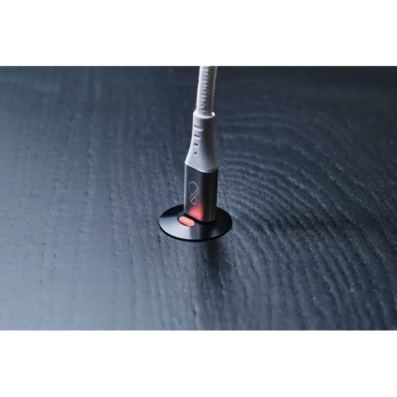 USB-C-auf-USB-C-Kabel Ochno O-USBG2-70-1 — USB 3.2 Gen 2, DP Alt Mode 1.4, Stecker–Stecker, geflochten, 0,7 m, Weiß