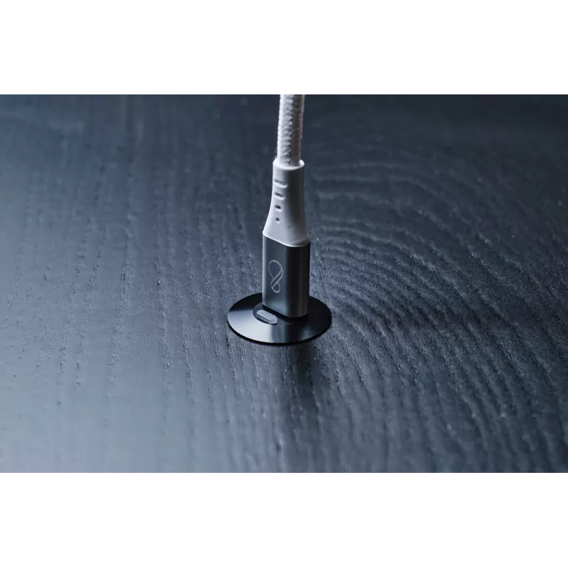 USB-C-auf-USB-C-Kabel Ochno O-USBG2-70-1 — USB 3.2 Gen 2, DP Alt Mode 1.4, Stecker–Stecker, geflochten, 0,7 m, Weiß