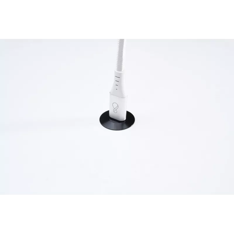 USB-C-auf-USB-C-Kabel Ochno O-USBG2-70-1 — USB 3.2 Gen 2, DP Alt Mode 1.4, Stecker–Stecker, geflochten, 0,7 m, Weiß