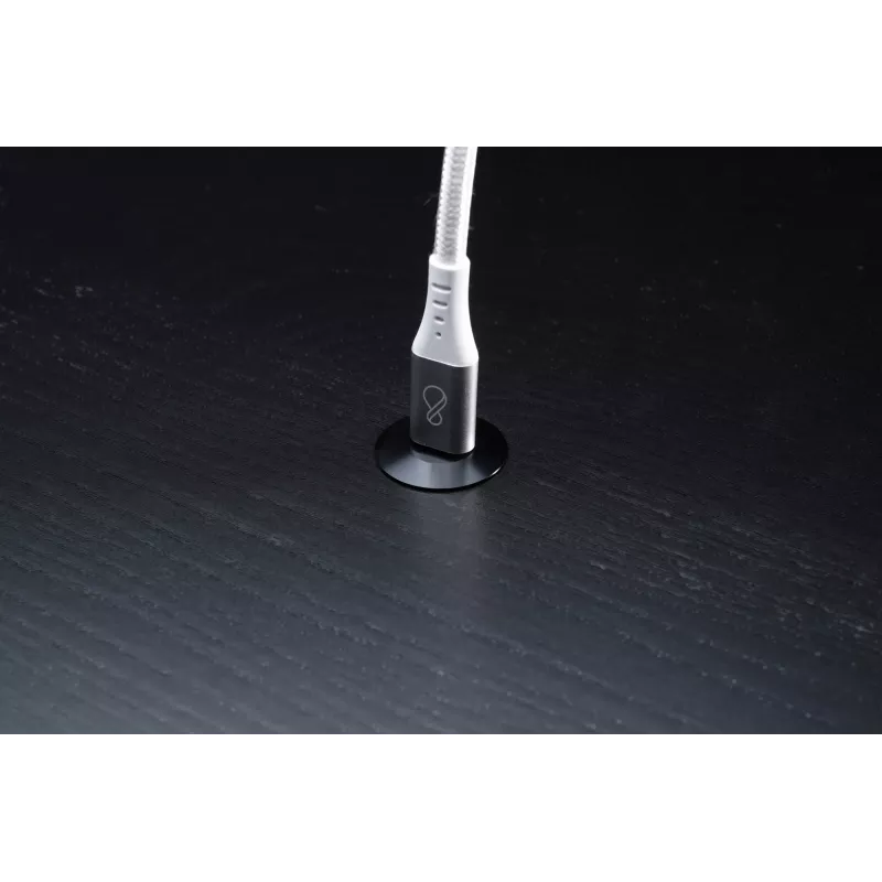 USB-C-auf-USB-C-Kabel Ochno O-USBG2-70-1 — USB 3.2 Gen 2, DP Alt Mode 1.4, Stecker–Stecker, geflochten, 0,7 m, Weiß