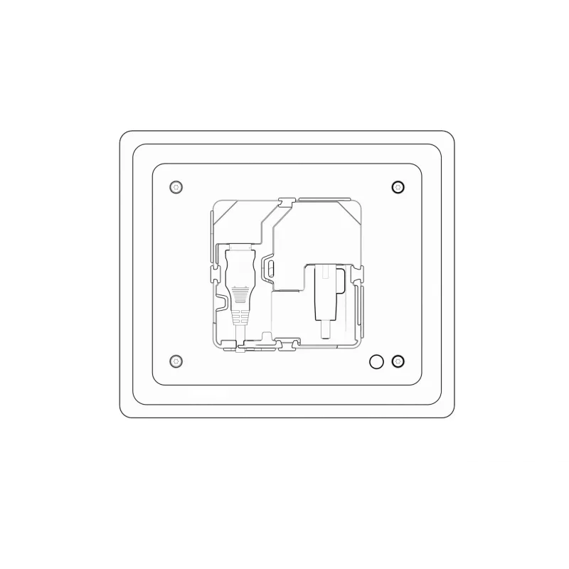 Raumdisplay HUMLY HUM1001 8-Zoll-Touchscreen für Besprechungsraumplanung