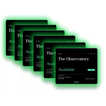 Raumdisplay HUMLY HUM1002 8 Zoll – 6er-Pack