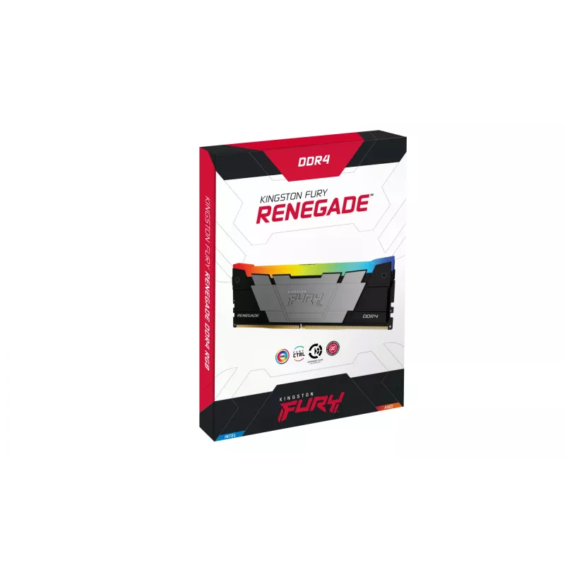 Kingston Technology FURY 64GB 3600MT/s DDR4 CL18 DIMM (Kit of 2) Renegade RGB