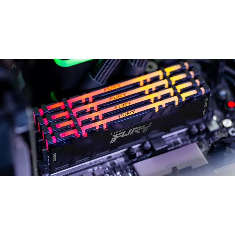 Kingston Technology FURY 64GB 3600MT/s DDR4 CL18 DIMM (Kit of 2) Renegade RGB