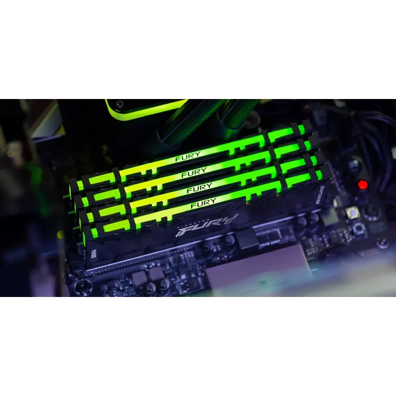Kingston Technology FURY 32GB 3600MT/s DDR4 CL16 DIMM (Kit of 4) Renegade RGB