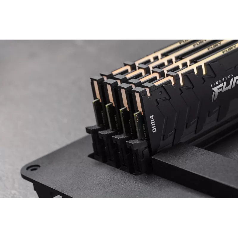 Kingston Technology FURY 32GB 3600MT/s DDR4 CL16 DIMM (Kit of 4) Renegade RGB