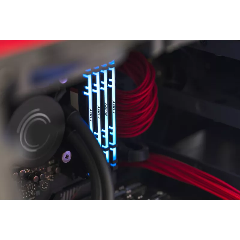 Kingston Technology FURY 32GB 3600MT/s DDR4 CL16 DIMM (Kit of 4) Renegade RGB