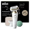 Braun Silk-épil 9 Flex 9-071 3D 40 Pinzetten Gold, Weiß