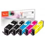 Peach 0F320133 Tintenpatrone 5 Stk. Schwarz, Cyan, Magenta, Photo-Schwarz, Gelb