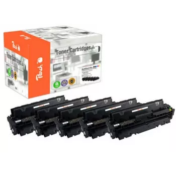 Peach HP 410A MultiPackPlus Toner (Schwarz, Cyan, Magenta, Gelb), wiederaufbereitet (PT816)