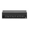 Intellinet Patch Panel, Cat6a, FTP, 8-Port, Desktop, geschirmt, 90° Top-Entry LSA-Leisten, Schwarz