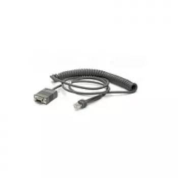 Zebra CBA-RF3-C09ZAR serielles Kabel Schwarz 2,8 m RS232 DB9