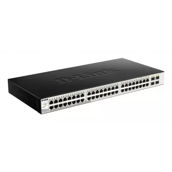 D-Link DGS-1210-52/ME Managed L2 Gigabit Ethernet (10/100/1000) 1U Schwarz