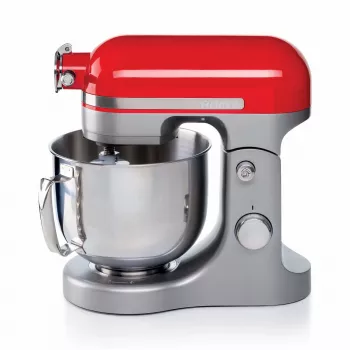 Ariete Moderna Rot Küchenmaschine, Standmixer, Rot, Schlagen, Kneten, Mischen, 5,5 l, Drehregler, Aluminium