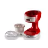 Ariete 76 Ice Crusher Party Time, Eiscrusher-Maschine, 30 W, herausnehmbarer Eisbehälter, Edelstahlklingen, Rot