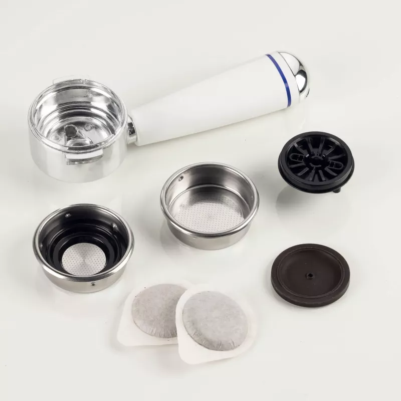 Ariete 1389 Capri Kaffeemaschine, 850 W, Tankinhalt 0,9 l, Filter für 1 oder 2 Tassen, Abtropfschale, Milchaufschäumer