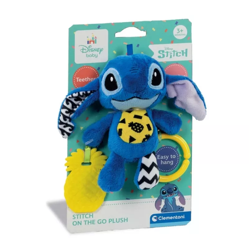 Clementoni Disney Baby Stitch Soft Rattle Baby Hängespielzeug
