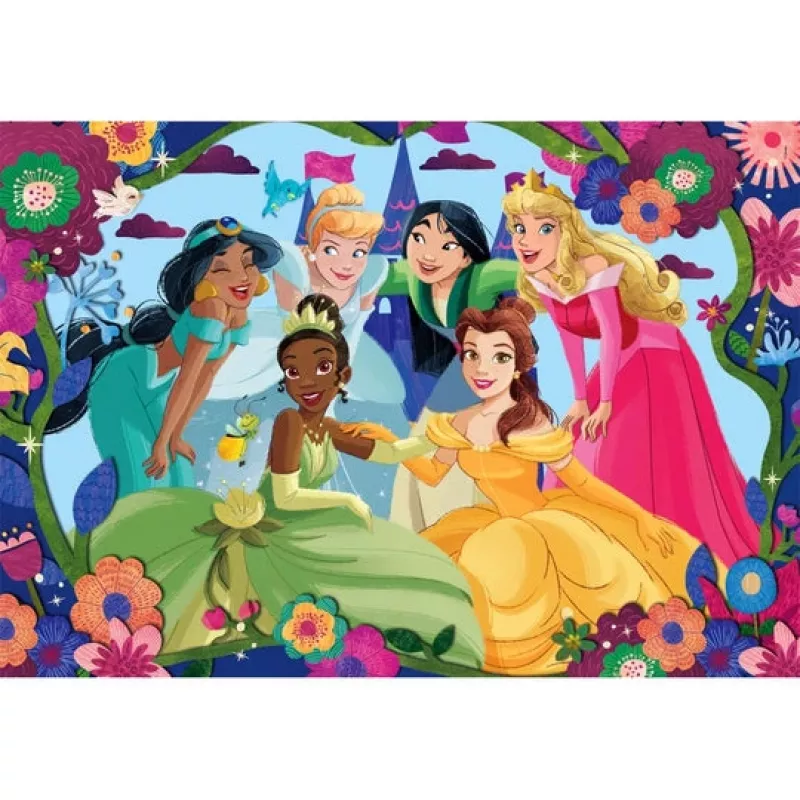 Clementoni Supercolor Disney Princess Puzzle 30 Stück Cartoons