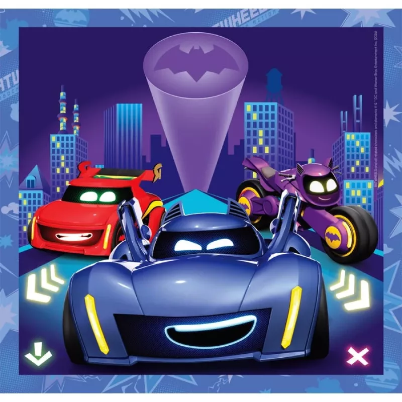 Clementoni Supercolor Batwheels Puzzle 48 Stck. Comics
