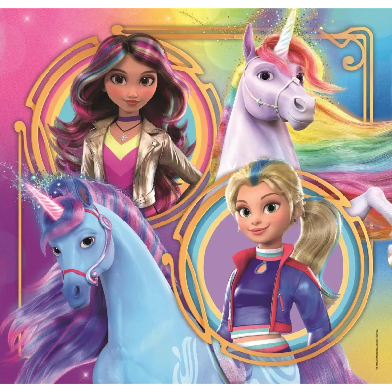 Clementoni 3x48-teilige Puzzles Unicorn Academy, 5 Jahre Clementoni 3x48-teilige Puzzles Unicorn Academy. Empfohlenes Mindestalter: 5 Jahre