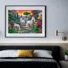 Clementoni Classical garden unicorns Puzzle 2000 Stück Tiere