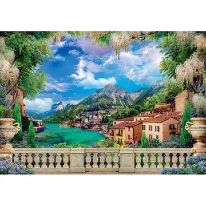Clementoni Lush terrace on lake Puzzle 3000 Stk. Fauna