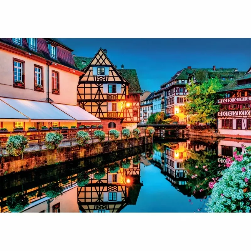 Clementoni High Quality Collection Straßburg Altstadt Puzzle 500 Stk. Landschaft
