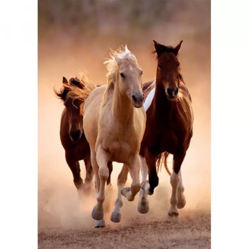 Clementoni Running Horses Puzzle 1000-teilig Tiere