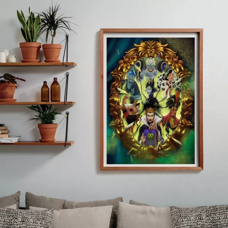 Clementoni Disney Villains Puzzle 1000 Stk. Cartoons