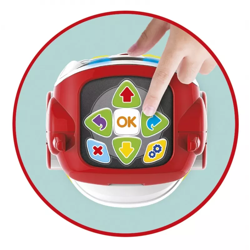 Clementoni DOC - Pädagogischer sprechender Roboter, Programmierbarer Roboter, 5 Jahr(e), Rot, Weiß